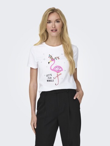 ONLY Shirt in White: front