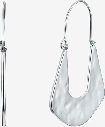 Boucles d'oreilles Yokoamii en argent : devant