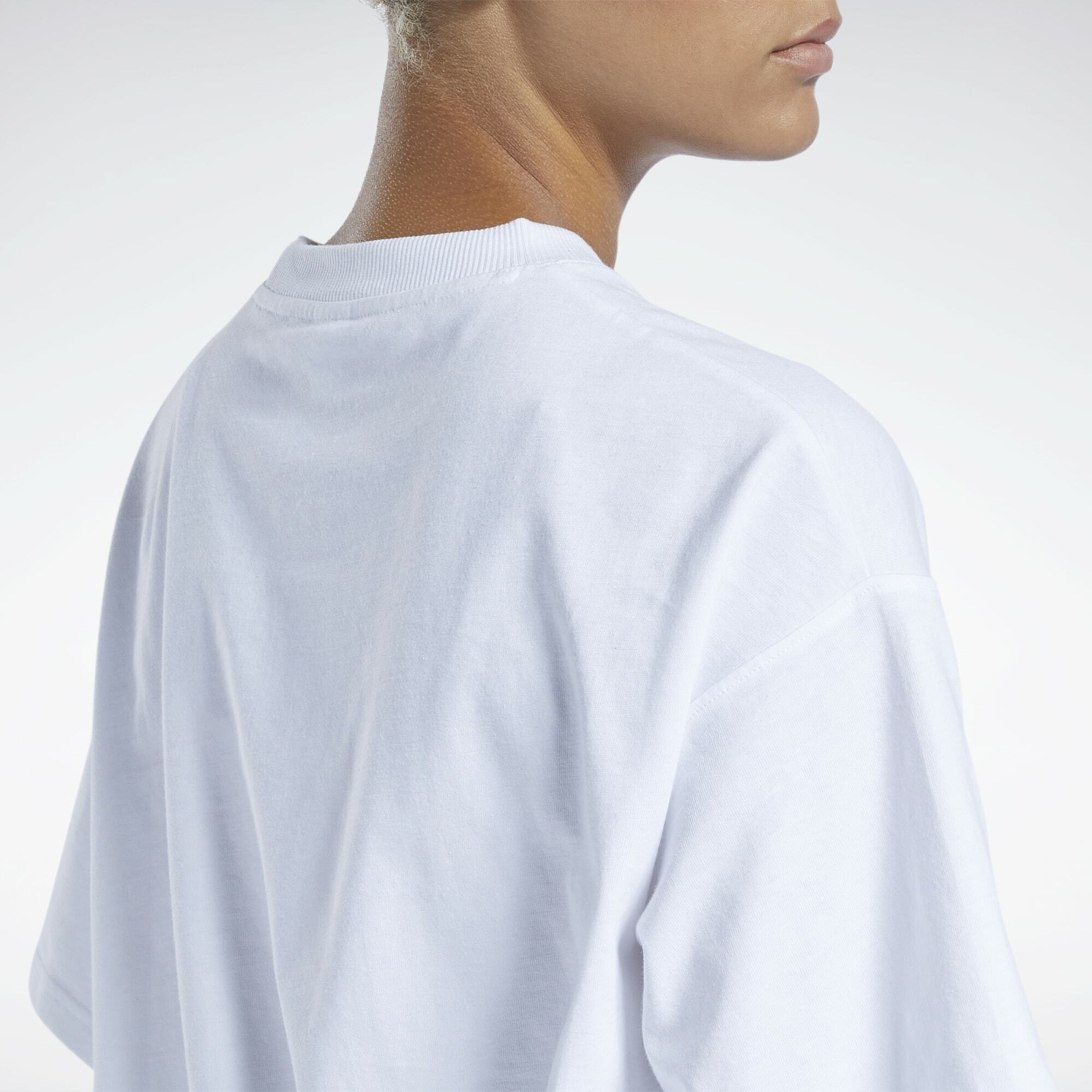 Femme T-shirt Reebok Classics en Blanc 