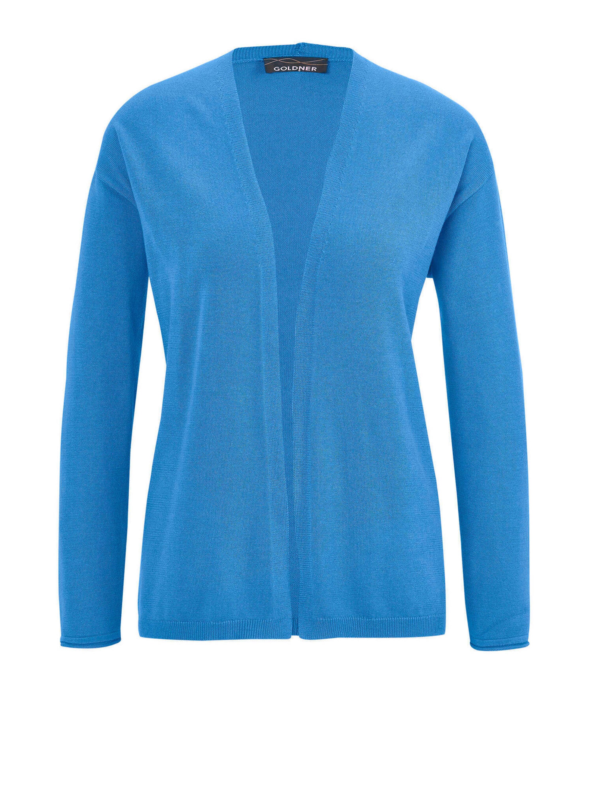 Cardigan Goldner en bleu : devant