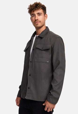 Coupe regular Chemise ' Finny ' INDICODE JEANS en gris