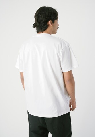 Cleptomanicx Shirt 'Bubbles' in White