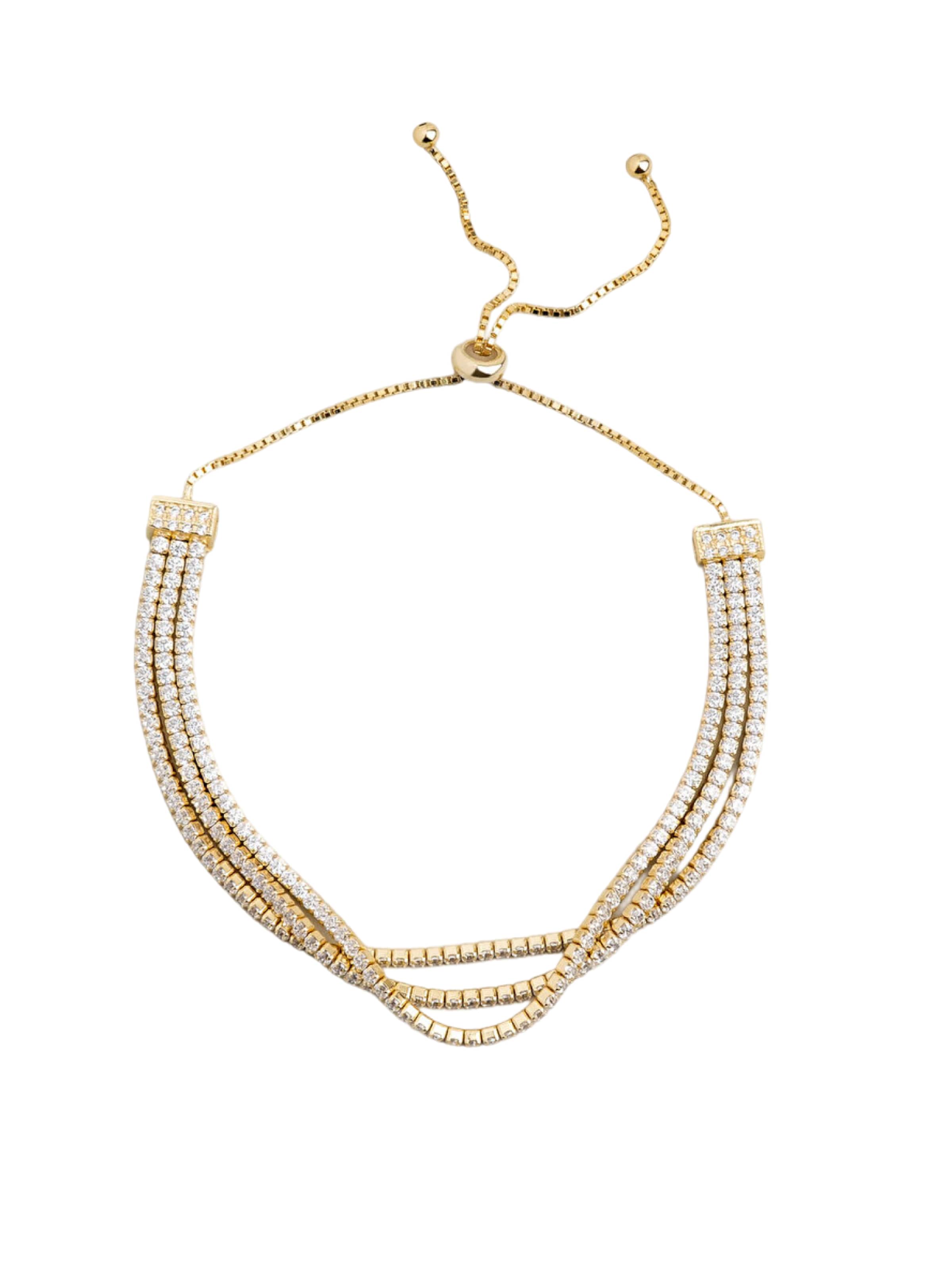 So Chic Bracelet in Gold: front