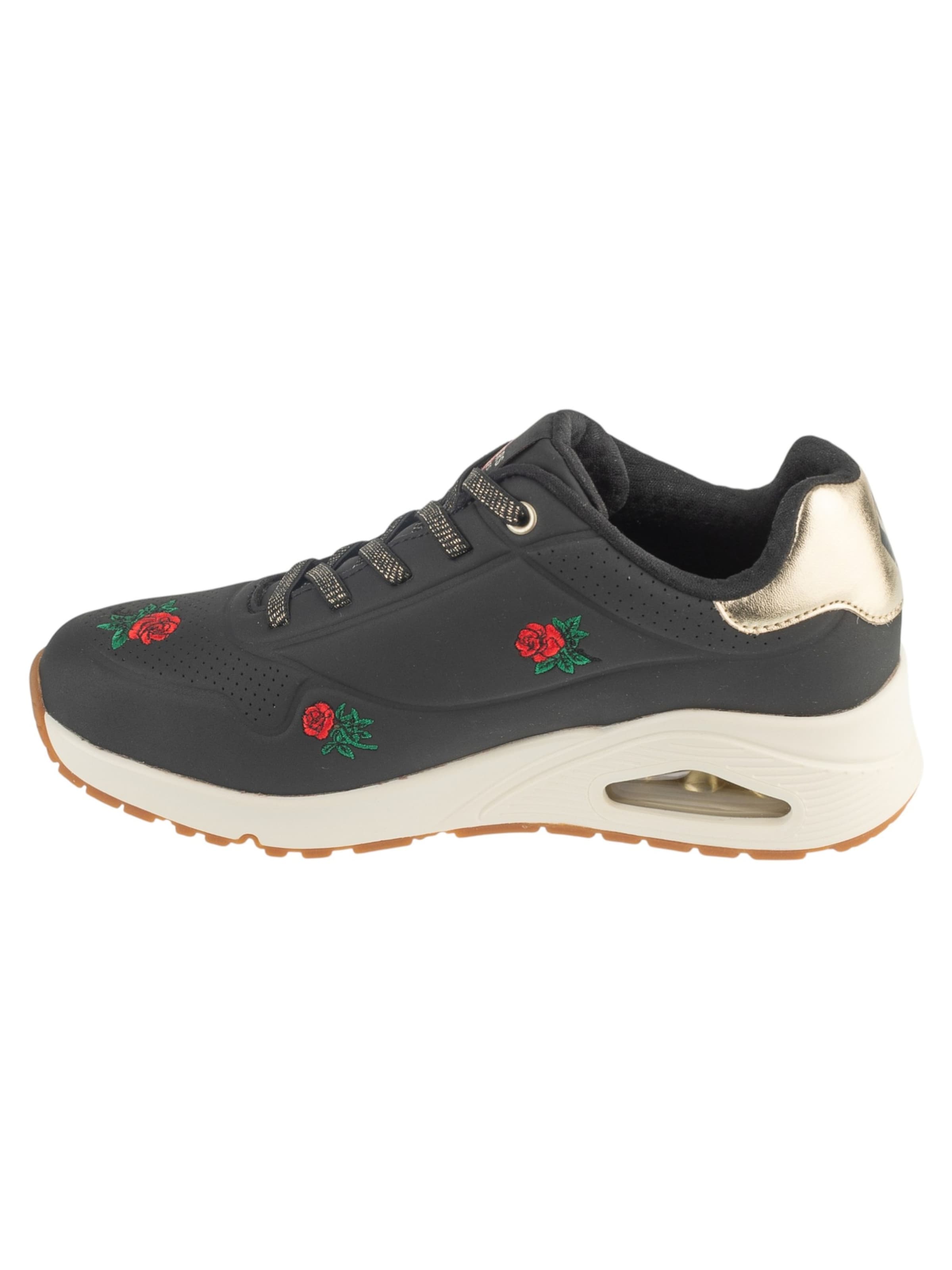 SKECHERS - Sapatilhas baixas 'Skechers Uno - Champagne and Roses' em cinzento: frente