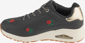 SKECHERS - Sapatilhas baixas 'Skechers Uno - Champagne and Roses' em cinzento: frente