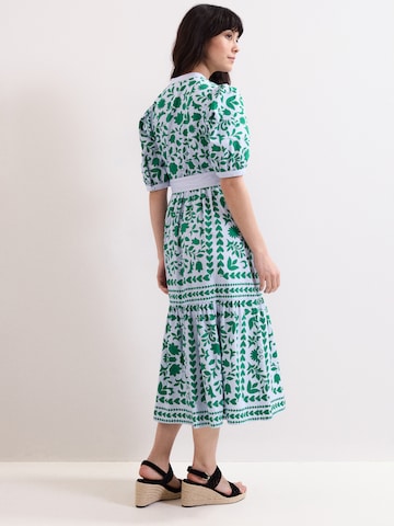 Phase Eight Dress in Blue: back