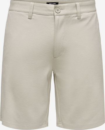 Pantalon chino 'Mark' Only & Sons en gris : devant