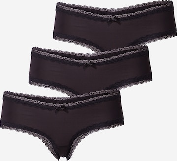 Hunkemöller String 'London' in Zwart: voorkant