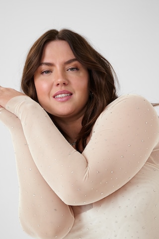 KAFFE CURVE Shirt 'KCTina' in White