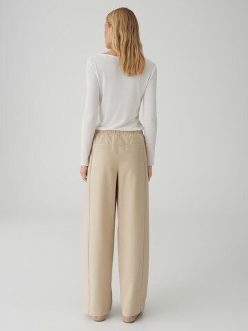 OPUS Loose fit Pants 'Melane' in Beige