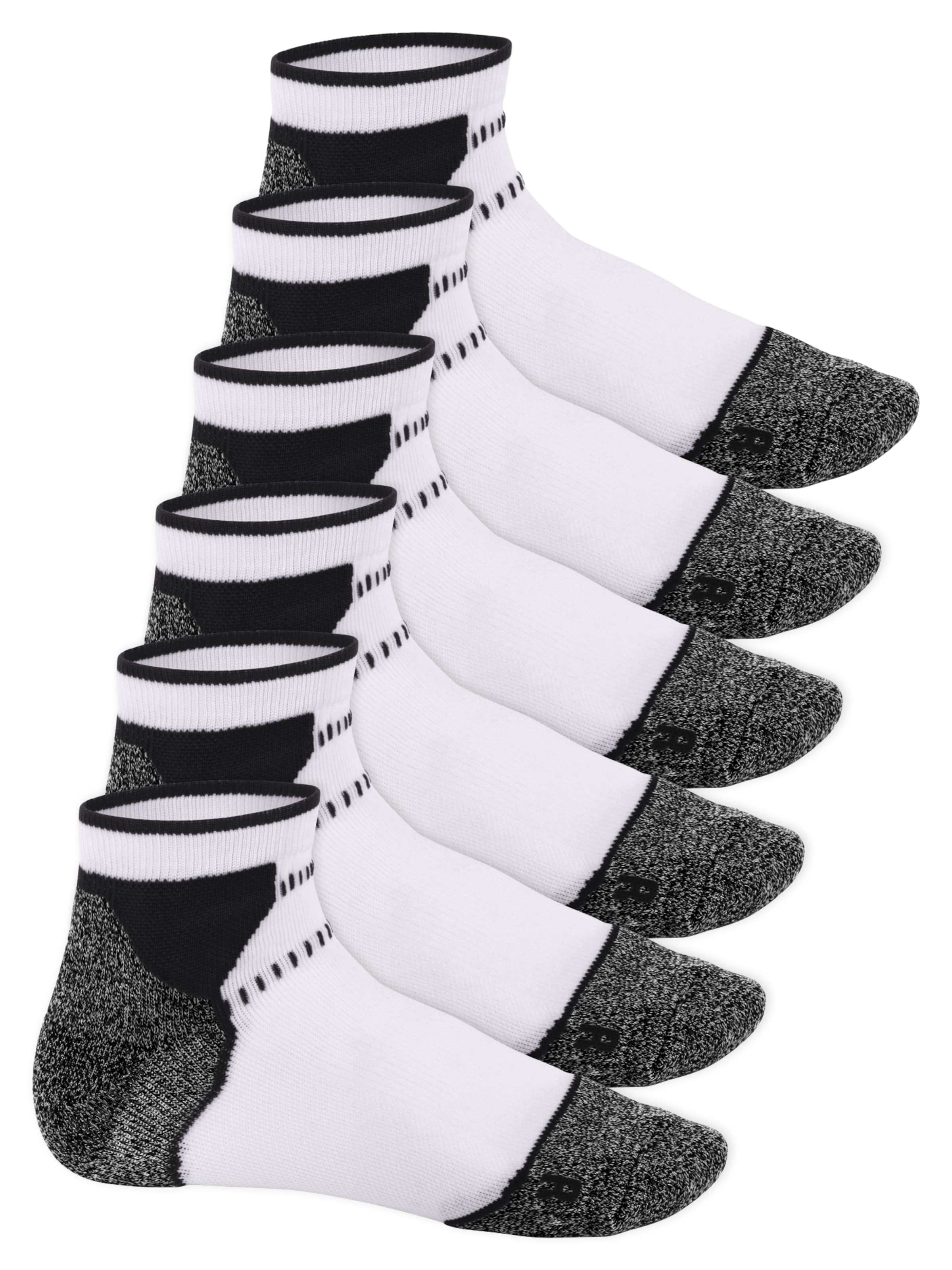 footstar Athletic Socks 'Performance' in White: front