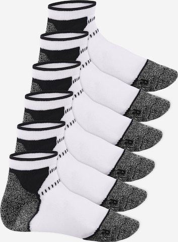 footstar Athletic Socks 'Performance' in White: front
