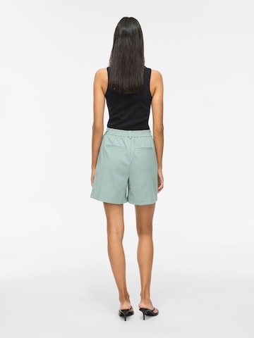 VILA Loose fit Pleat-front trousers 'VIVarone' in Blue