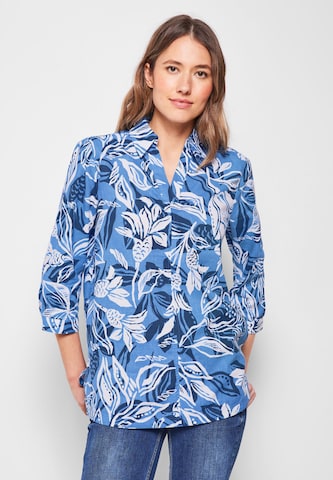 CECIL Blouse in Blue: front