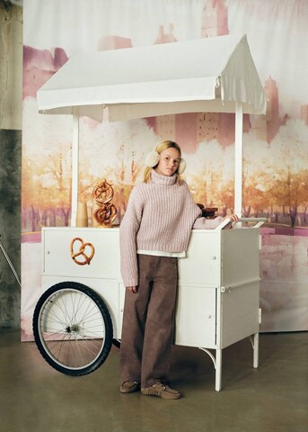 MANGO KIDS Sweater 'Orla' in Pink: front