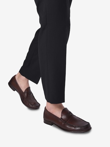 Baldinini Moccasins in Brown: front