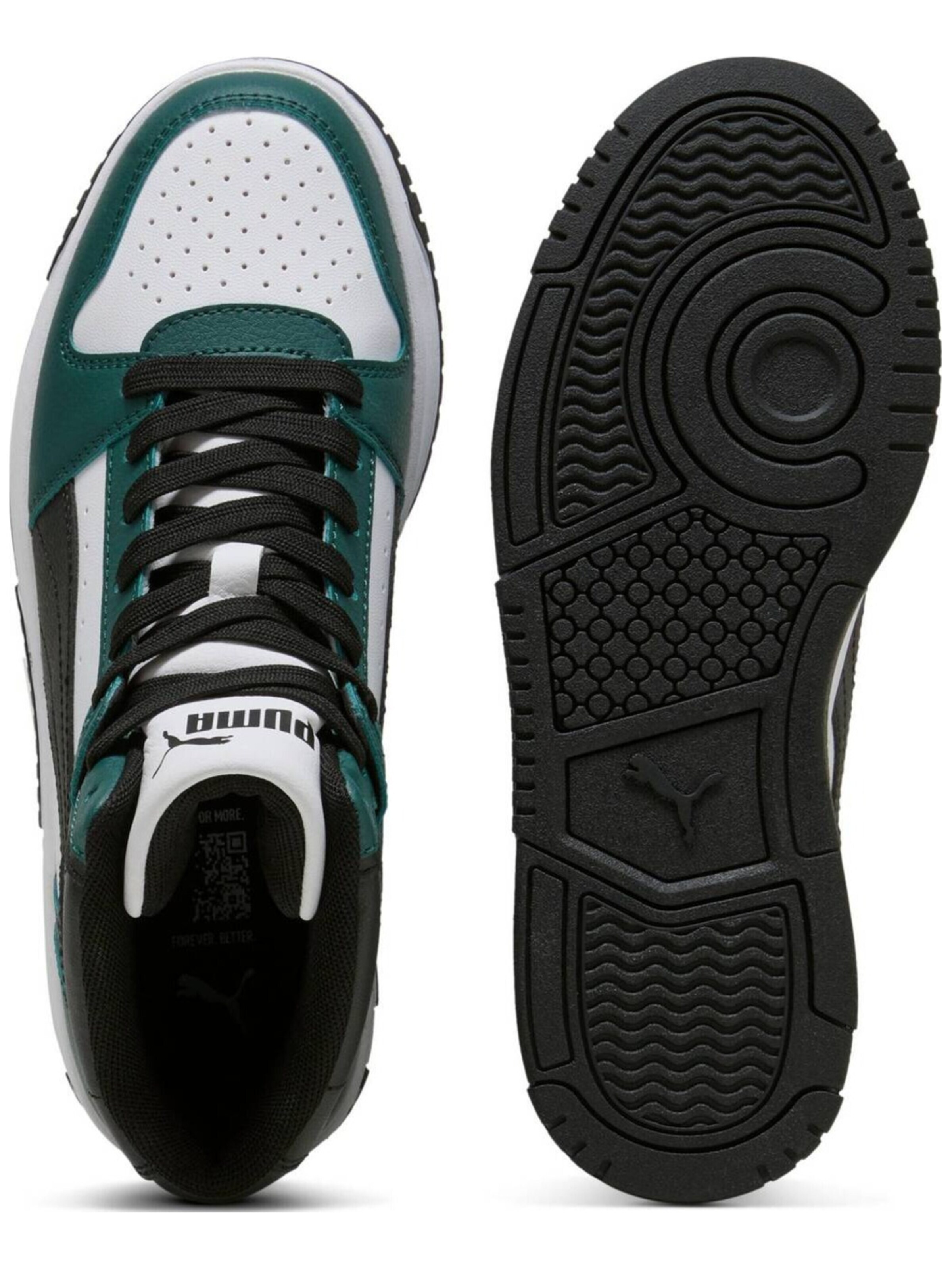 PUMA Superge 'Rebound Slam Mid Jr' | zelena barva