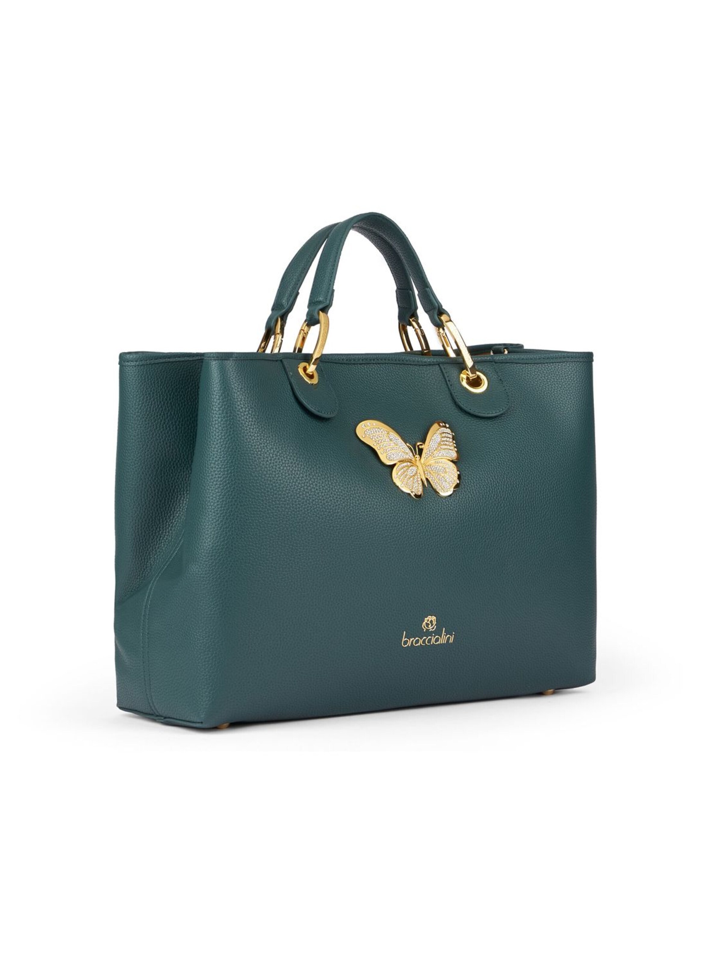 Borsa a mano 'Beth Jewels' di Braccialini in verde