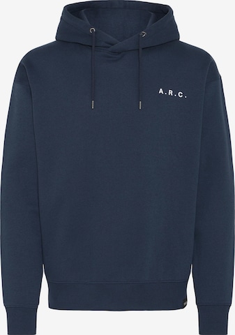 !Solid Sweater ' SDHanno ' in Blue: front