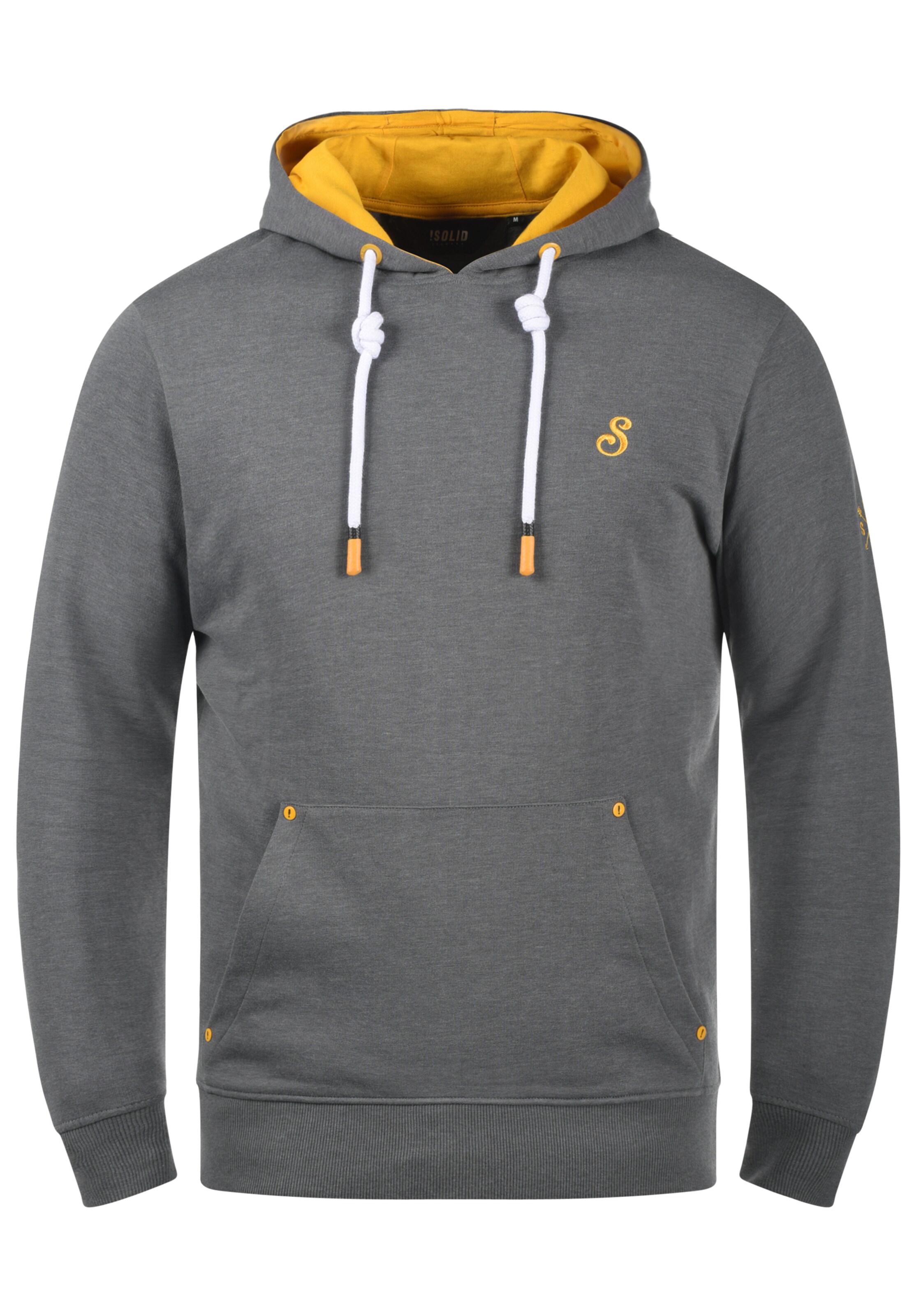 !Solid Sweatshirt 'Kenan' in Grau: Vorderseite