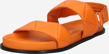 VERO MODA Sandále 'VILLO' - oranžová: predná strana