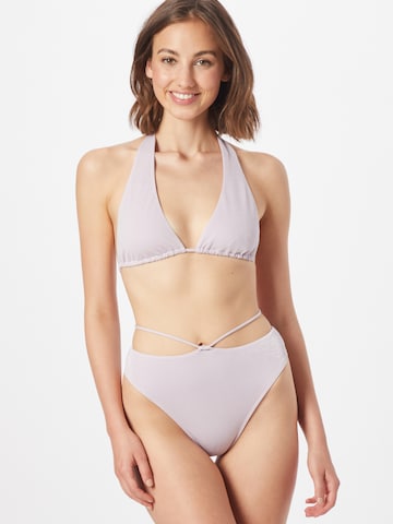 Abercrombie & Fitch - Triángulo Top de bikini en lila