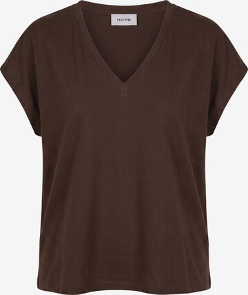 T-shirt 'HOPE T-SHIRT T-SHIRT' HOPE en marron : devant