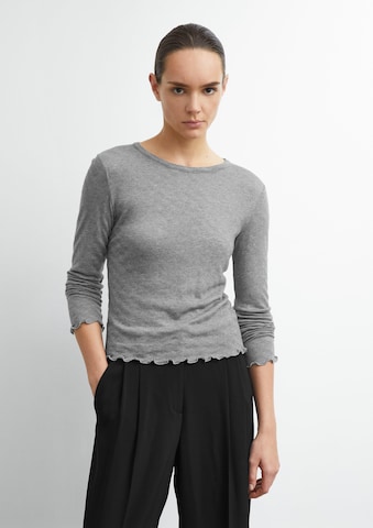 COMMA Shirt in Grau: Vorderseite