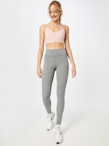 NIKE Skinny Workout Pants 'One' in Grey