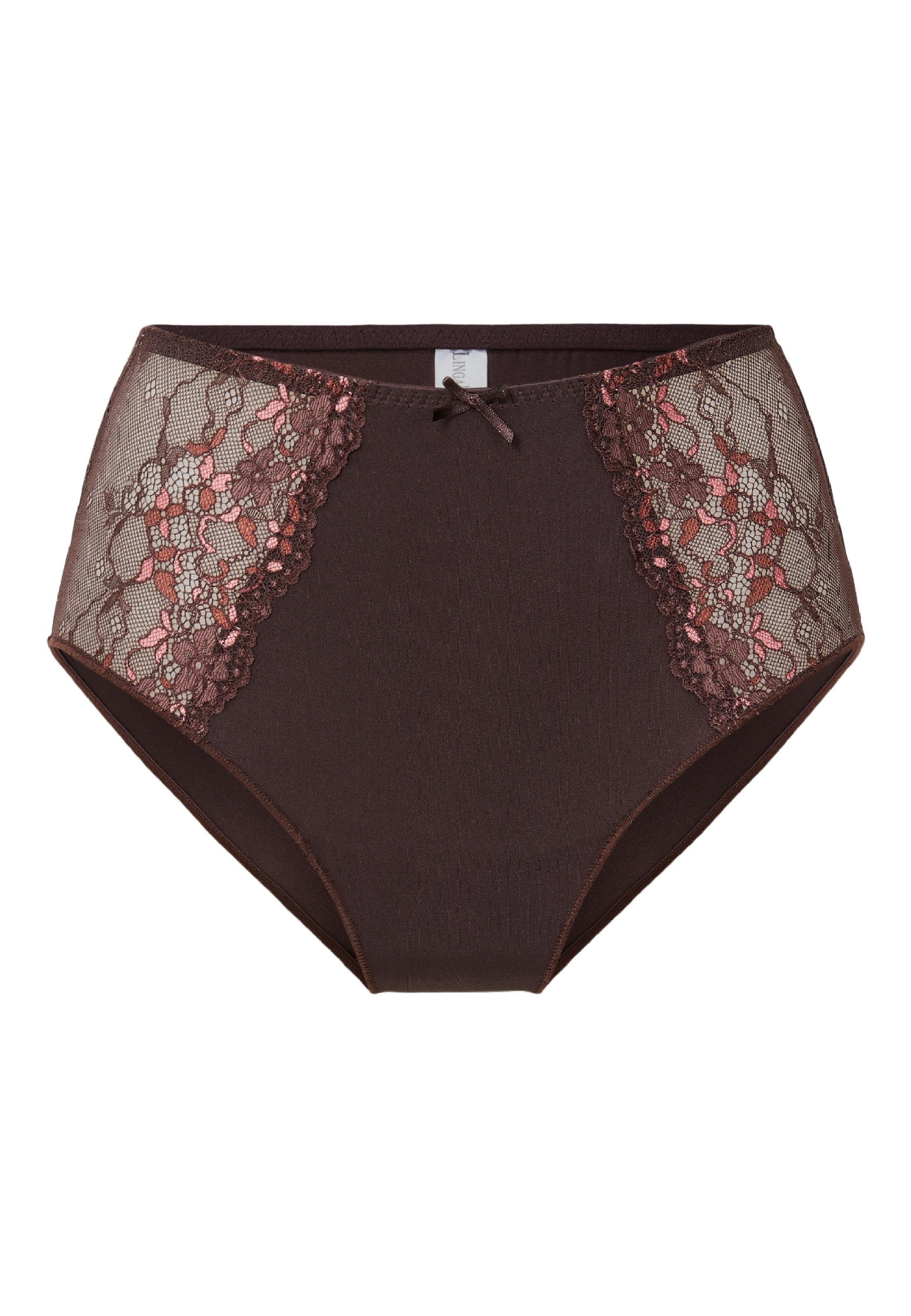 Slip di LingaDore in marrone: frontale