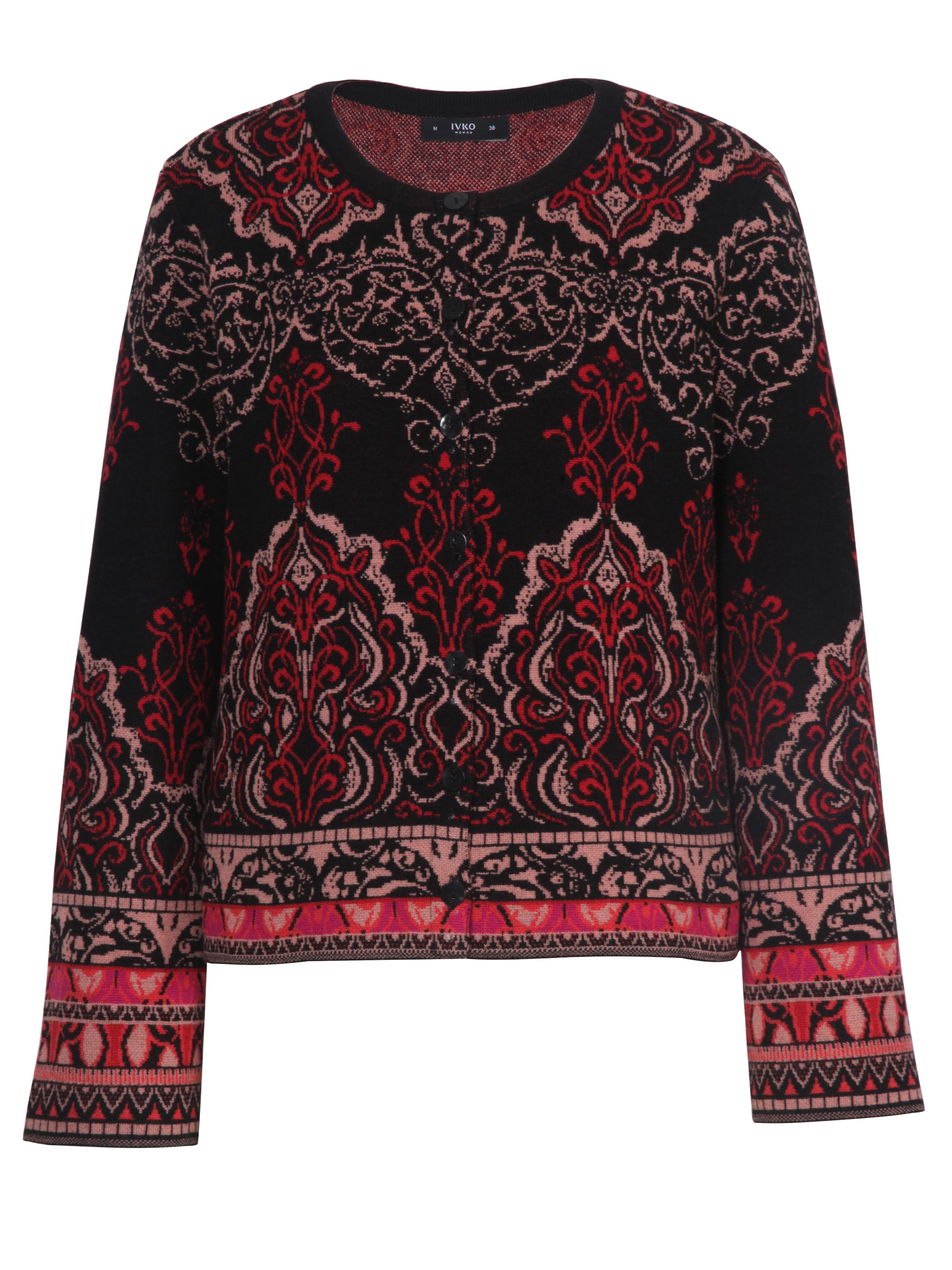 IVKO Strickjacke in Braun: Vorderseite