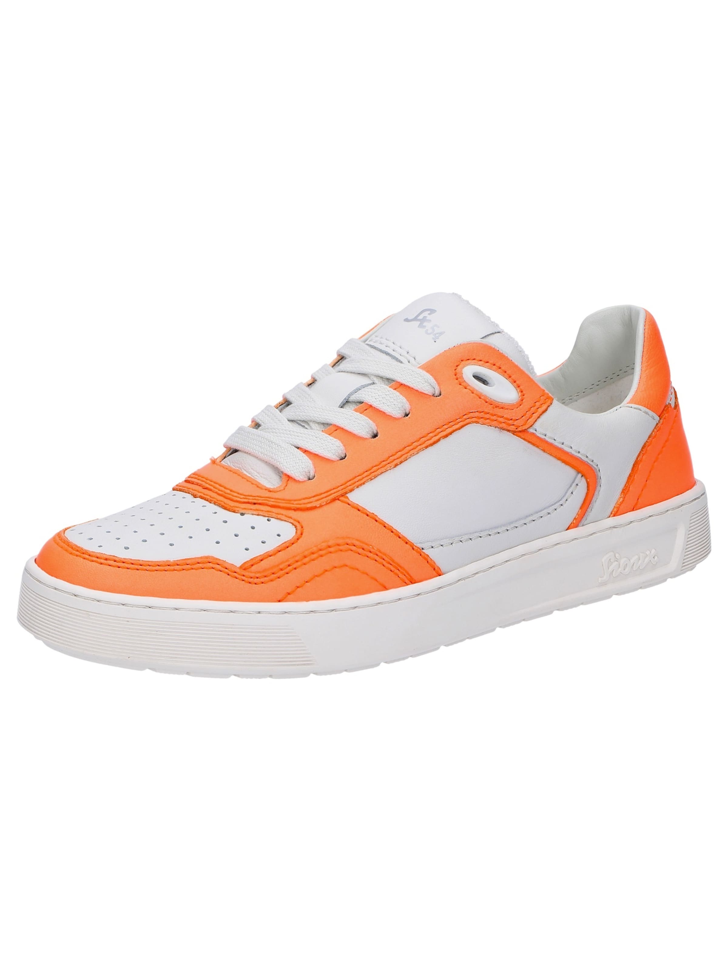 SIOUX Sneakers laag 'Tedroso-DA-700' in Oranje: voorkant