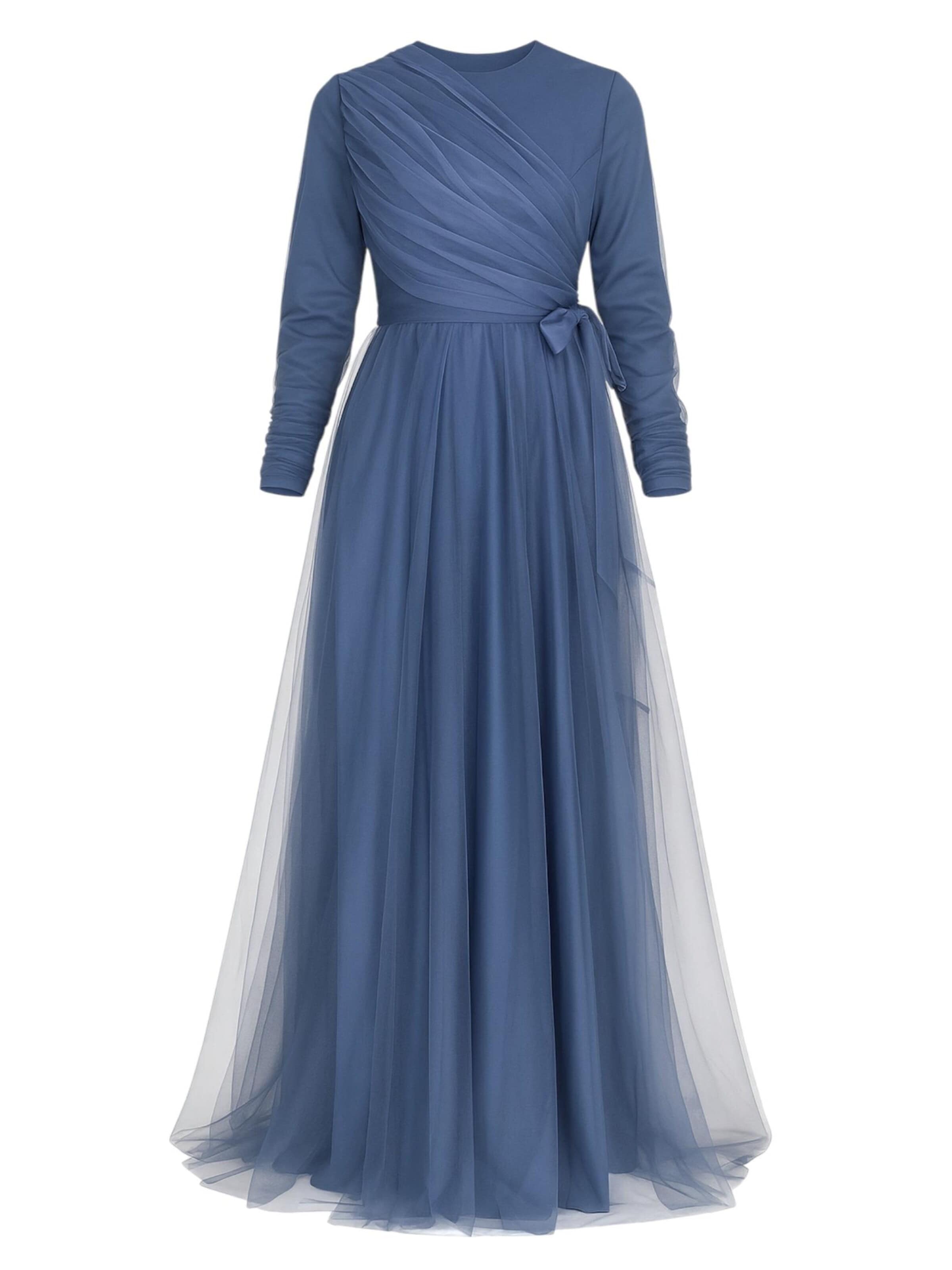 fashionshowcase Evening Dress 'INCI' in Blue: front