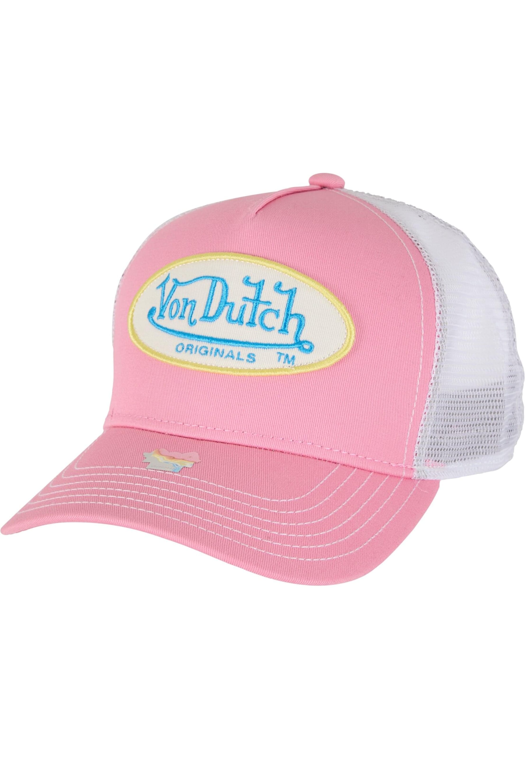 Casquette 'Boston' Von Dutch Originals en rose : devant