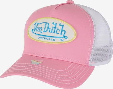Casquette 'Boston' Von Dutch Originals en rose : devant