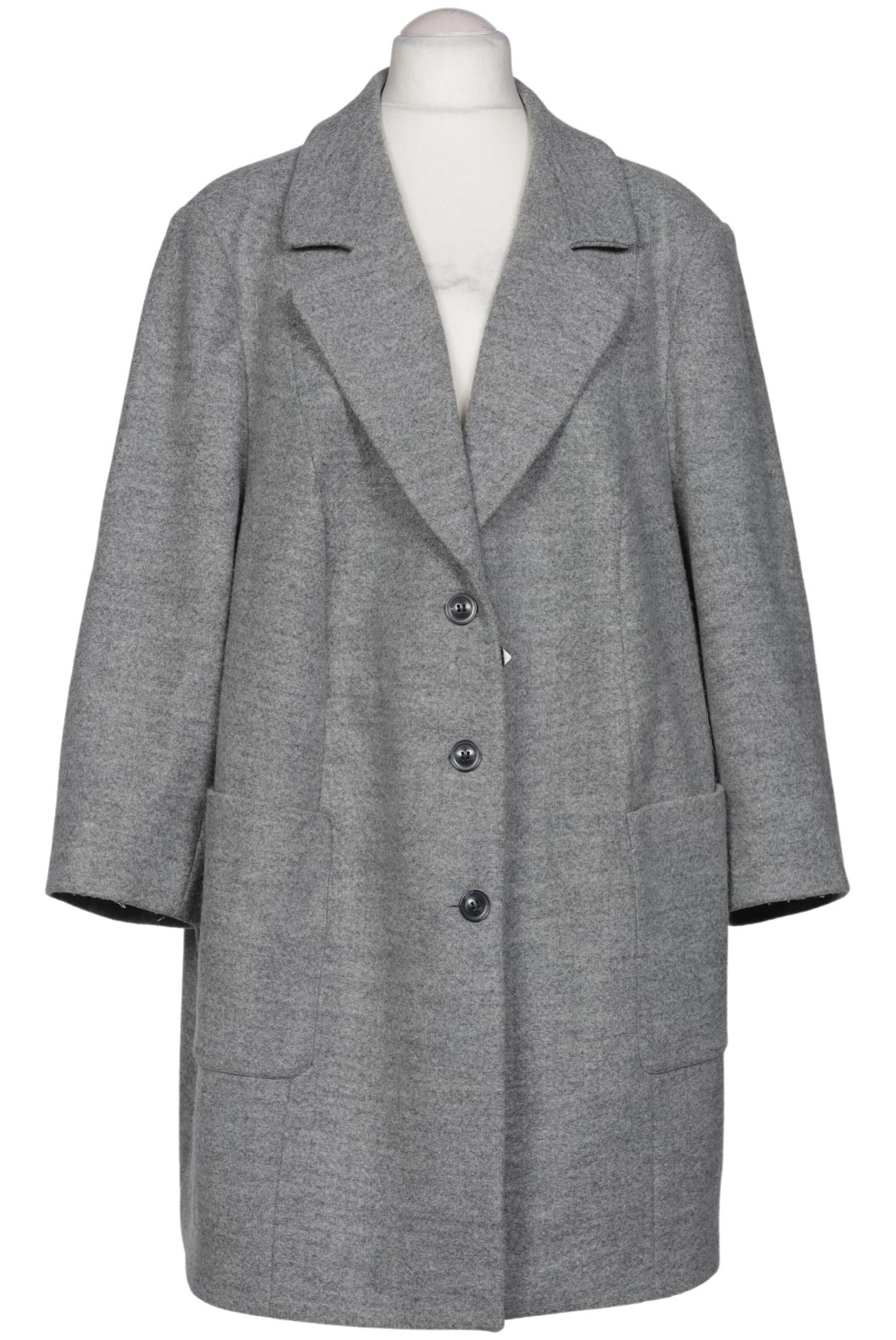 Ulla Popken Mantel 9XL in Grau: Vorderseite