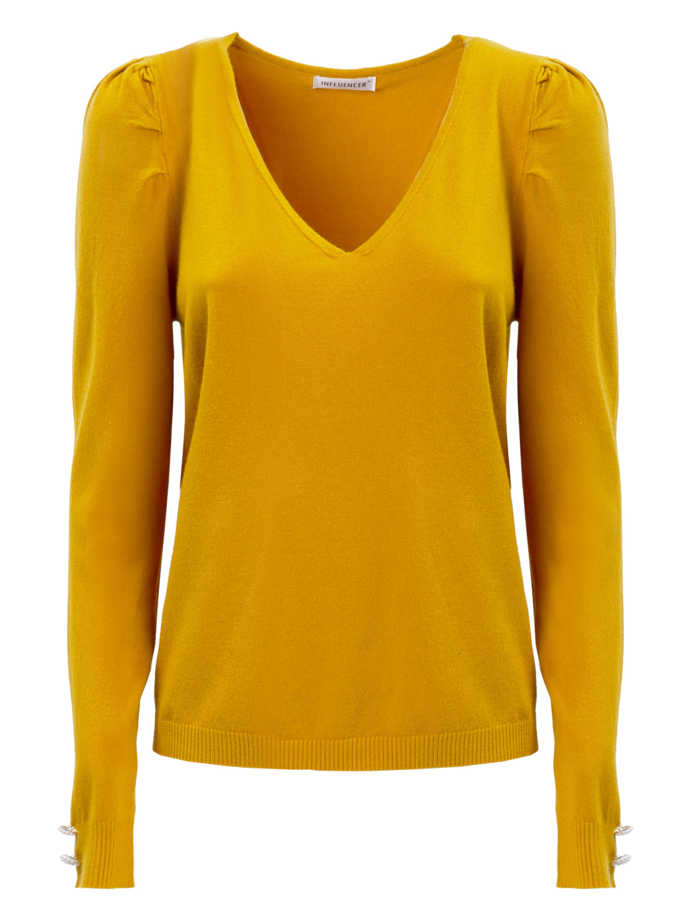 Influencer - Camisa em amarelo: frente