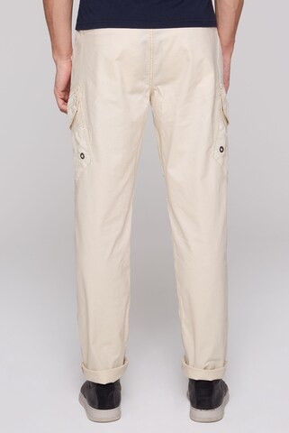 CAMP DAVID Regular Cargohose in Beige