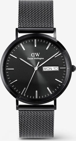 Daniel Wellington Uhr in Schwarz: Vorderseite
