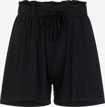 Pieces Petite Pants 'NEORA' in Black: front