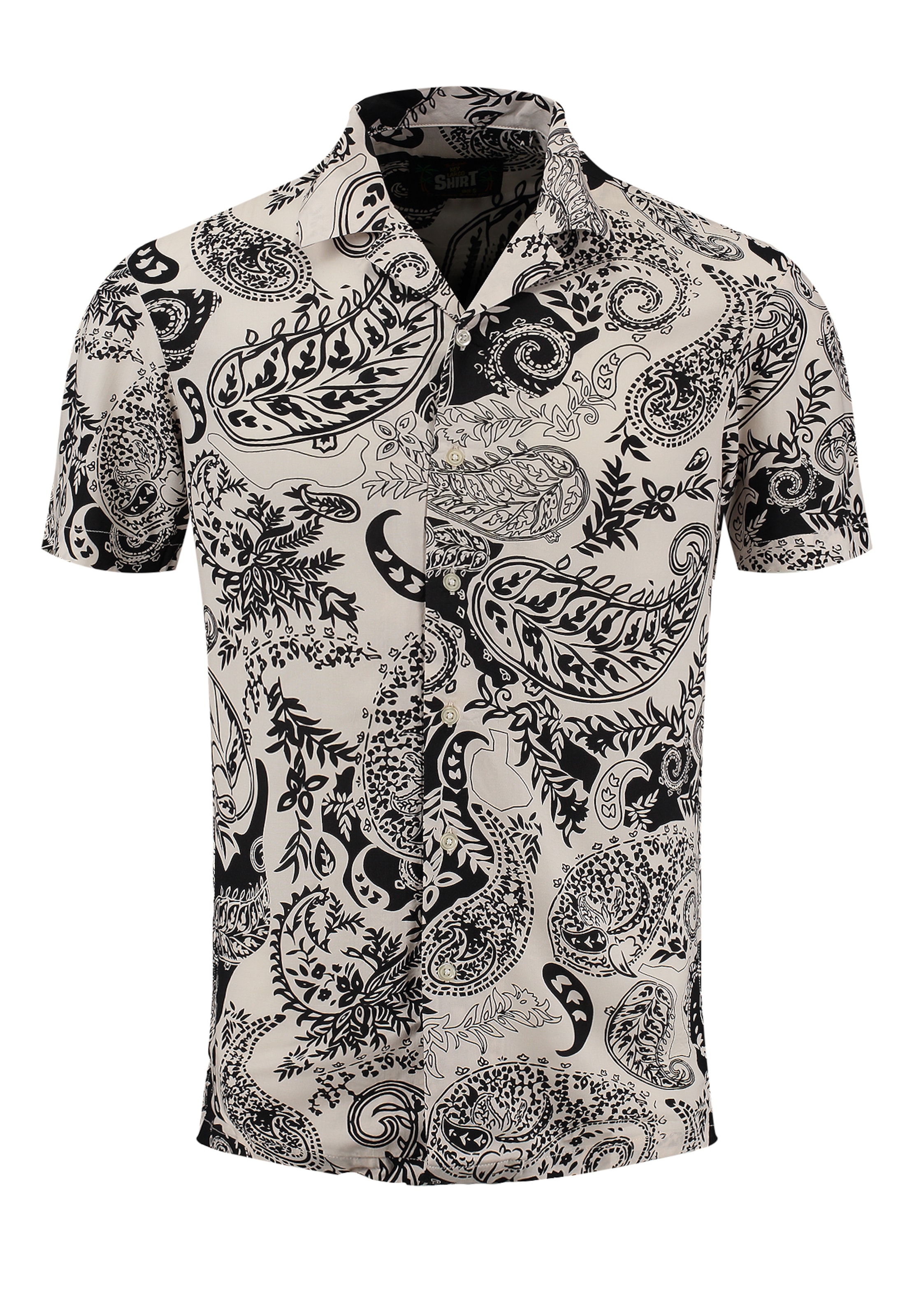 Key Largo Regular Fit Hemd 'Keys' in Beige: Vorderseite