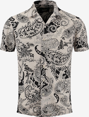 Key LargoRegular Fit Košulja 'Keys' - bež boja: prednji dio