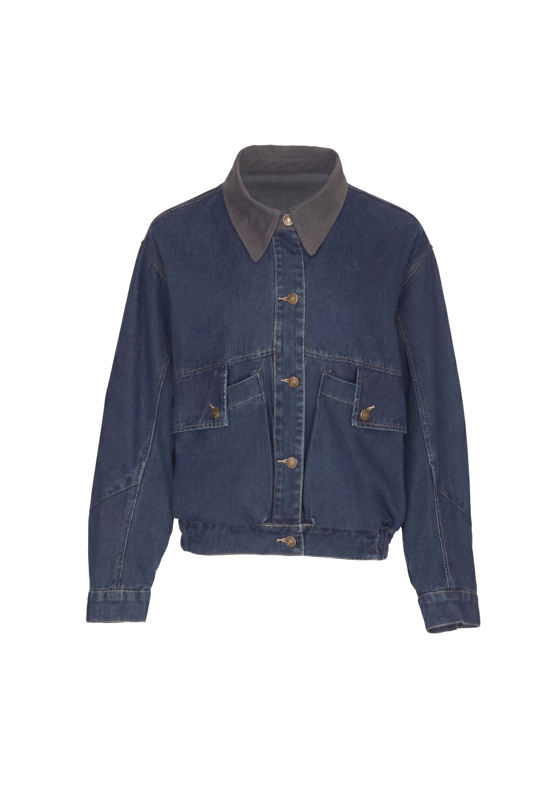 MYMO Chaqueta de entretiempo en M en azul / oliva, Vista del producto