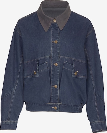 MYMO - Chaqueta de entretiempo en azul: frente