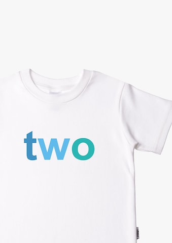 LILIPUT T-Shirt mit coolem 'two'-Print in Weiß