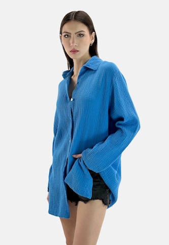 Elara Blouse in Blue