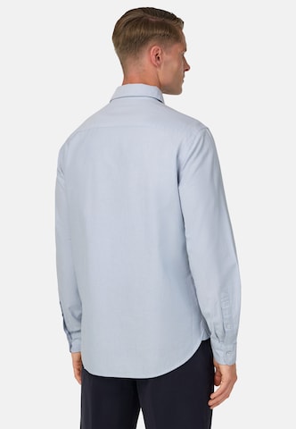 Coupe regular Chemise Boggi Milano en bleu