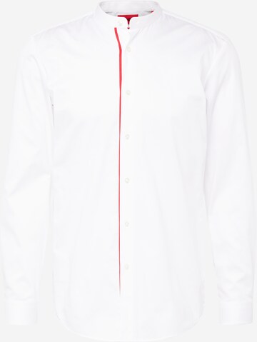 HUGO - Ajuste regular Camisa 'Kaleb' en blanco: frente