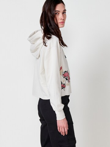 Sweat-shirt KOROSHI en blanc
