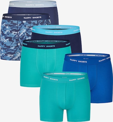 Happy Shorts - Boxers ' Green-Blue Jersey Set ' em azul: frente